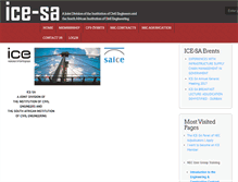 Tablet Screenshot of ice-sa.org.za